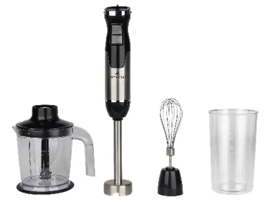 Armadillo hand blender, 1000 W, multifunctional, made with stainless steel and high-quality plastic, white